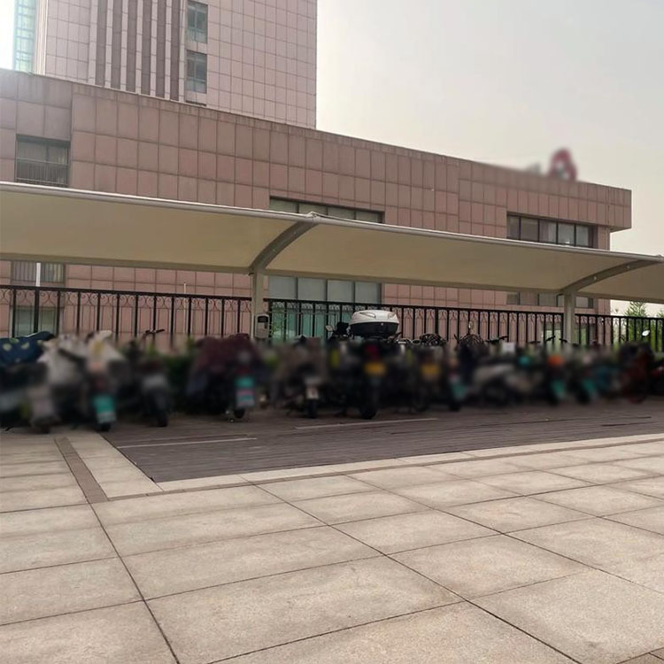 横峰县膜结构电动车棚